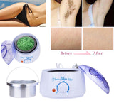Luxury Electric hair removal heated wax beans bikini arm leg set waxing Kit
