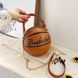 3d basketball chain handbag tote bag