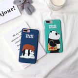 We bare bears panda grizzly ice bear iPhone phone case