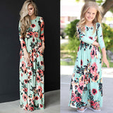 Mommy and me Mom daughter matching floral maxi dress
