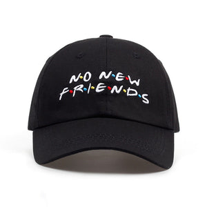 No new friends dad hat