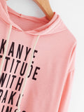 Kanye attitude drake feeling crop sweatshirt