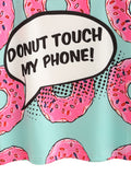 Donut touch my phone crop top