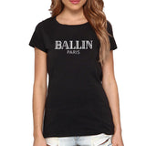 Ballin Paris printed retro tshirt