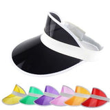 90s Plastic Clear sun visor hat