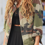 “Blogger” Camo military fashion jacket