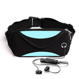 “Iconic fitness” headphone port travel casual workout fannypack
