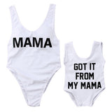 Got it from my mama mommy and me daughter matching swimsuit
