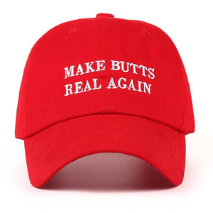Make butts real again funny dad hat