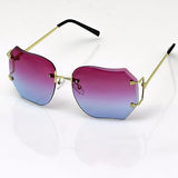 90s Retro clear frame sunglasses