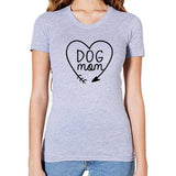 Dog mom printed tshirt