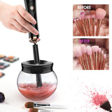 Portable Magic electric makeup brush cleaner and dryer kit