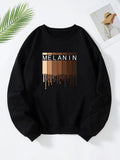 Ladies Melanin oversize sweatshirt