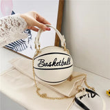 3d basketball chain handbag tote bag