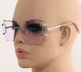 90s Retro clear frame sunglasses