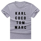 Karl coco tom Marc printed tshirt