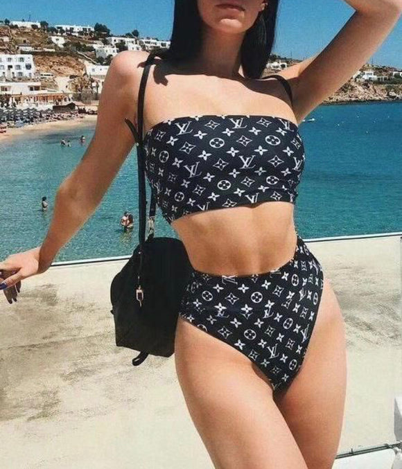 Louis Vuitton Inspired Bathing Suit