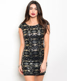 "So Glam" sequined bodycon dress