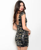 "So Glam" sequined bodycon dress