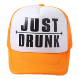 Drunk in love just drunk bachelorette party bride baseball mesh hat
