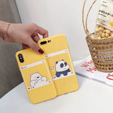 We bare bears instagram pic iPhone phone case