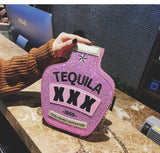 3d Tequila bottle chain handbag