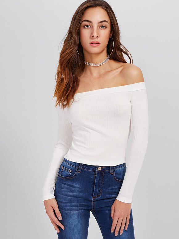 Chic Ribbed crop top