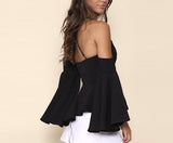 Bellair off the shoulder bell sleeve blouse