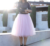 Tulle couture fashion skirt