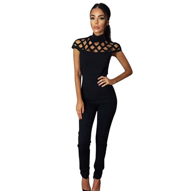 Sexy Caged bodycon jumpsuit – Iconic Trendz Boutique