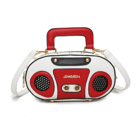Radio boombox 3D handbag
