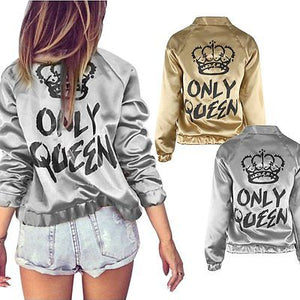 Only Queen fashion bomber jacket
