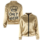 Only Queen fashion bomber jacket