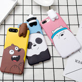 We bare bears inspired 3D iPhone phone case