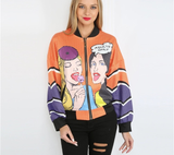 80's "Adults only" Comic bomber jacket
