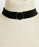 Retro Circle Detail Choker Necklace